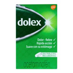 Dolex Fracción 10 Tabletas 500mg