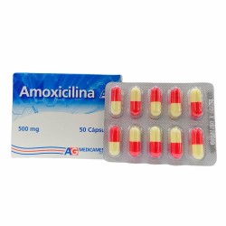 Amoxicilina AG Fracción 10 Cápsulas 500mg