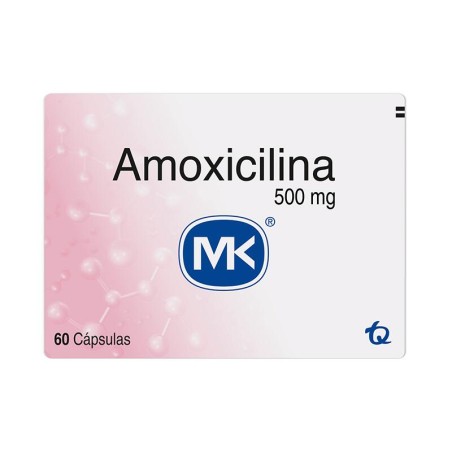 Amoxicilina Mk Fracción 10 Cápsulas 500mg