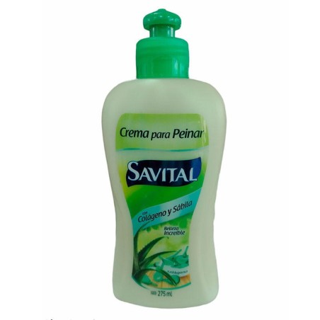 Crema Para Peinar Savital Colágeno y Sábila 275ml.