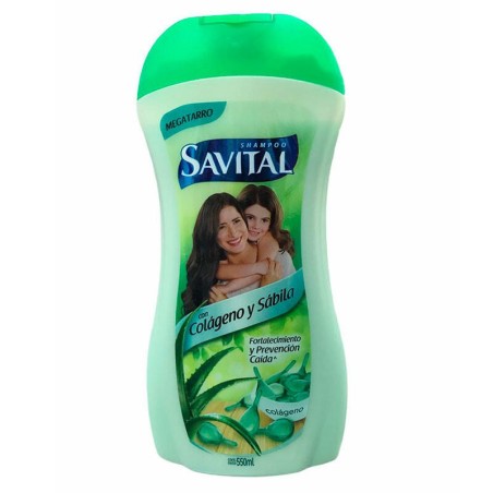 Shampoo Savital Colágeno y Sábila 550mL