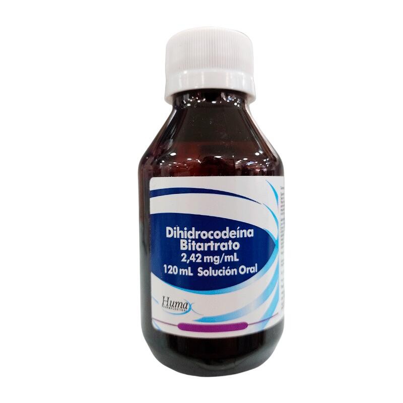 Dihidrocodeína Huma 120ml 2.42mg