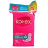 Toallas Higiénicas Discreta Ultra Fina Tela Kotex 30Und