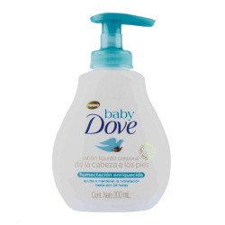 Jabón Liquido Baby Dove Humectación Enriquecida 200mL