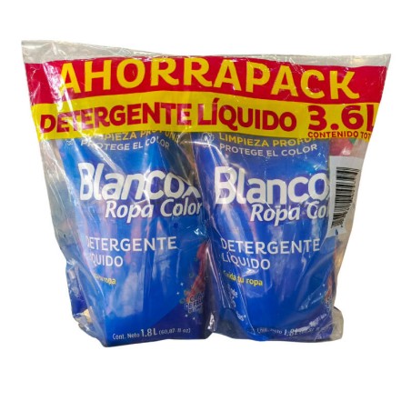 Blancox Detergente Liquido X1800ml X2 Unidades