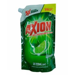 Lavaplatos Axion Limón Liquido Doypack 720ml