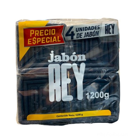 Jabón Rey Paquete x4 Unidades 1.200gr