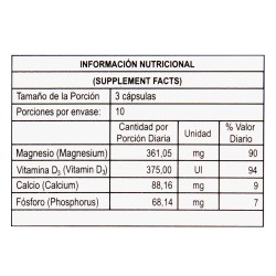 Suplemento Dietario a Base de Magnesio 30 Cápsulas