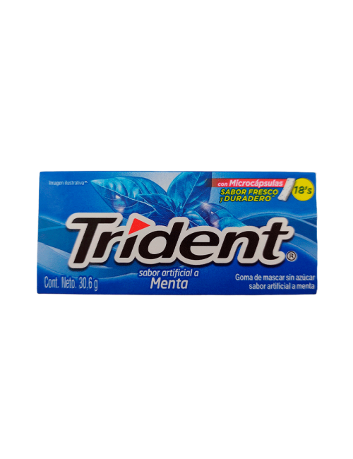 Chicles Trident Menta 18...