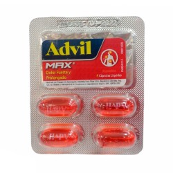 Advil Max Fracción 4 Cápsulas