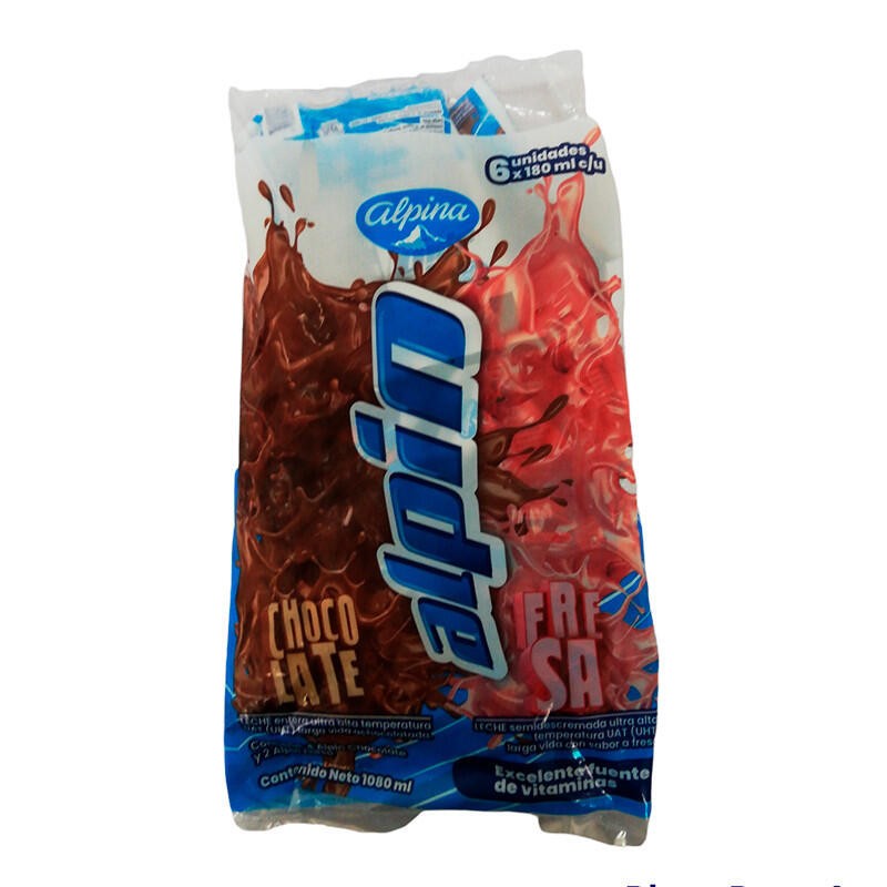 Alpin Chocolate y Fresa 1080ml 6unds