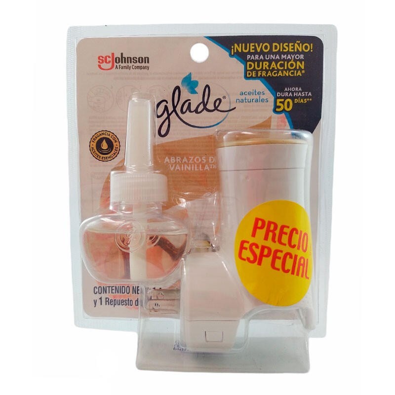 Ambientador Glade Vainilla Aparato + Repuesto 21ml