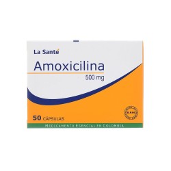 Amoxicilina La Santé Fracción 10 Cápsulas 500mg