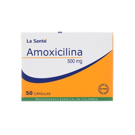 Amoxicilina La Santé Fracción 10 Cápsulas 500mg