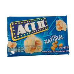 Palomitas Act II Natural 80gr