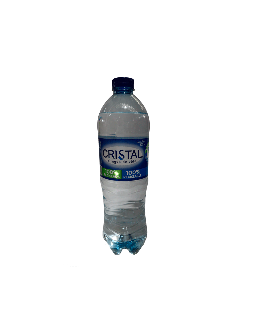 AGUA CRISTAL PET UND 600ML, botella agua cristal
