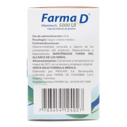 Farma D 30 Cápsulas 5000UI