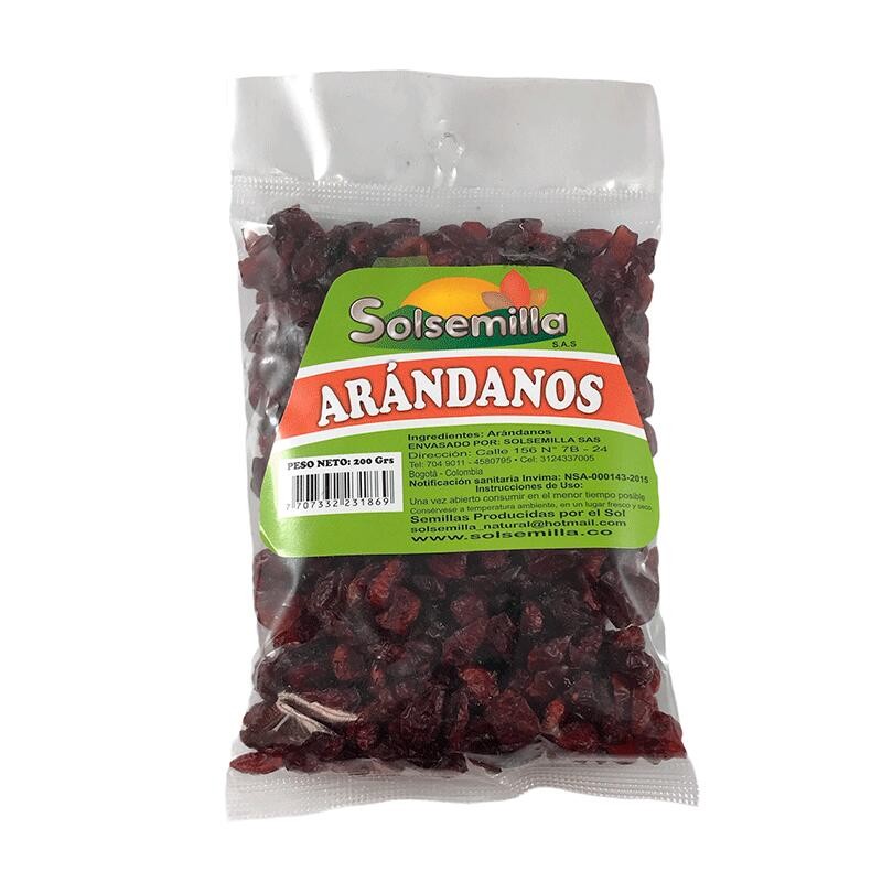 Arándanos Solsemilla 200gr