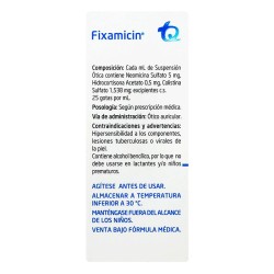 Gotas óticas Fixamicin 15ml