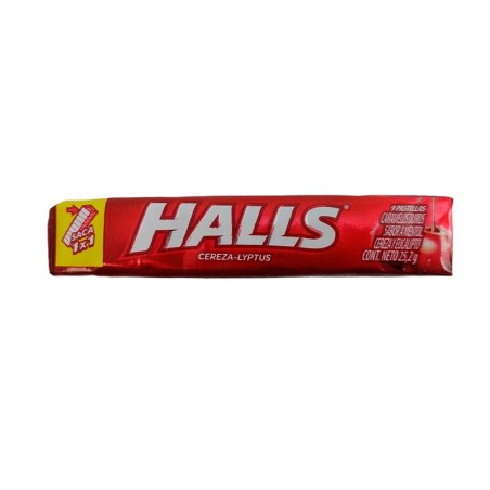 Chicles Halls Cherry 25gr