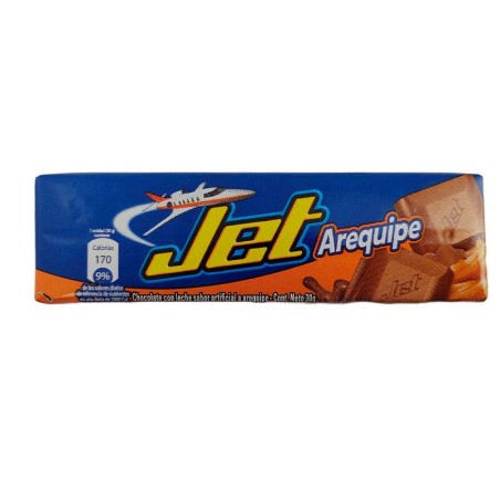 Chocolatina Jet Arequipe 30gr