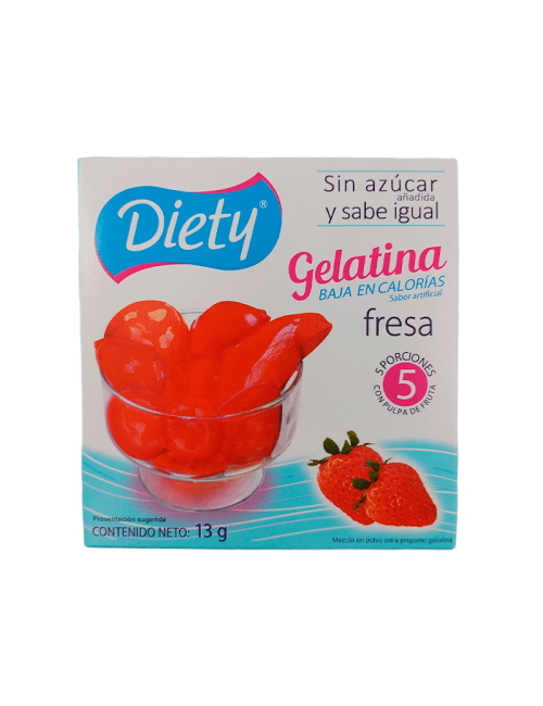 Gelatina Diety Fresa 13gr