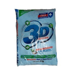 Detergente 3D Multiusos Bicarbonato + Aloe Vera 3000gr