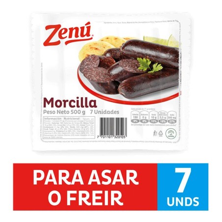 Morcilla Zenú  7 Und 500gr