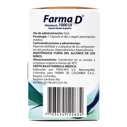 Farma D 50 Cápsulas 1000UI