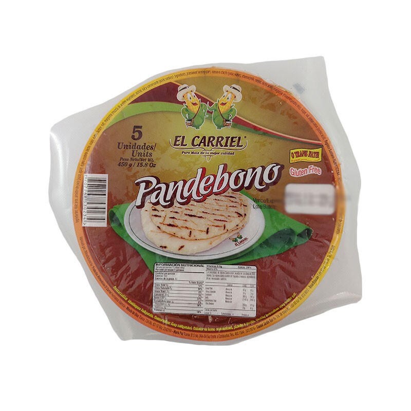 Arepa de Pandebono El Carriel  5 Und 450gr