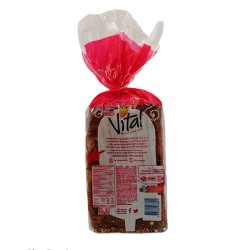 Pan Integral Vital FrutiCereal Bimbo Nueces, Banano, Uvas y Ciruelas Pasas 500gr