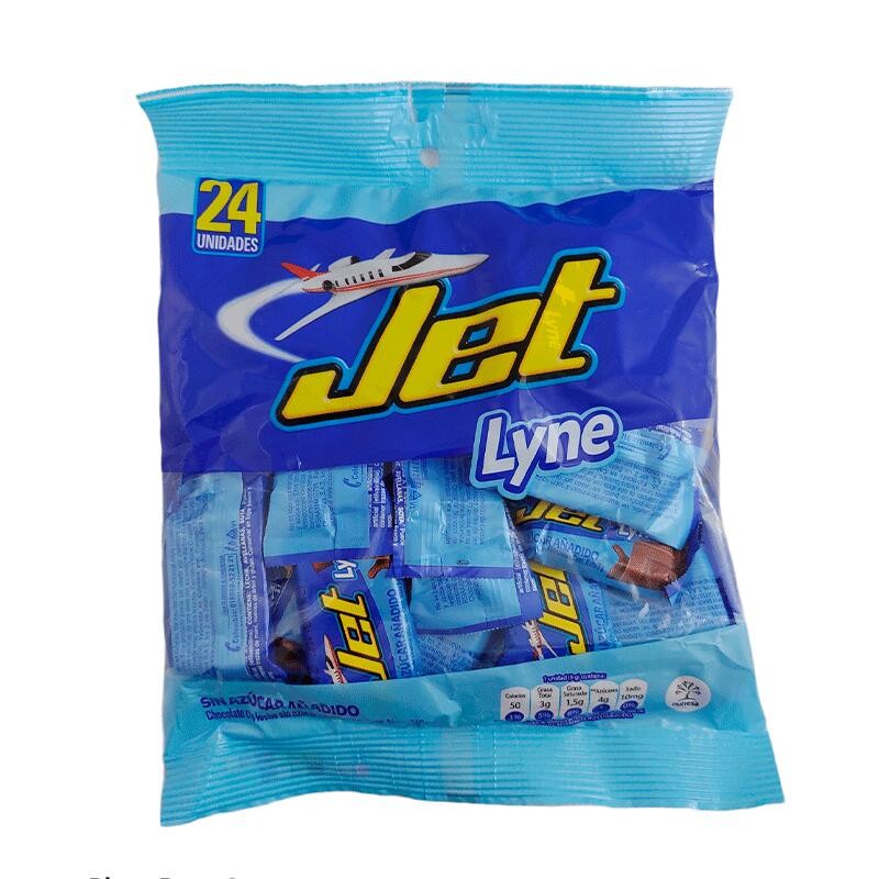 Chocolatina Jet Lyne 216 gr 24 Und