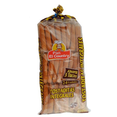 Tostaditas Integrales El Country 24 Und 320gr