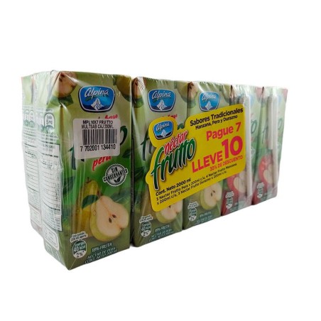 Jugo Néctar Frutto Surtido 200mL c/u Pague 7 Lleve 10