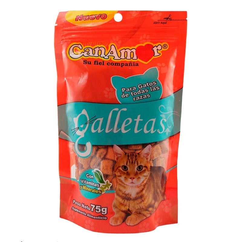 Galletas Para Gato Canamor 75gr