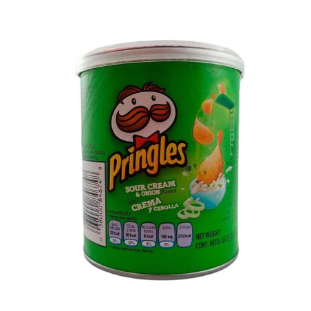 Papas Pringles Crema y Cebolla 40gr