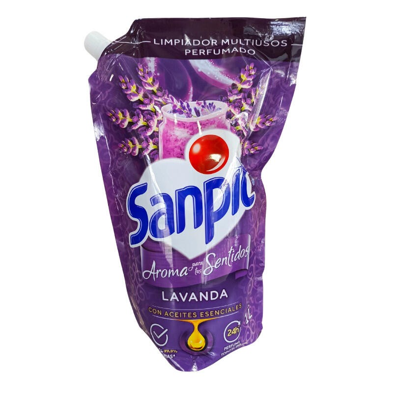 Limpia Pisos Sanpic Lavanda X1 Litro