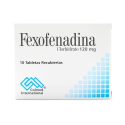 Fexofenadina 10 Tabletas 120mg