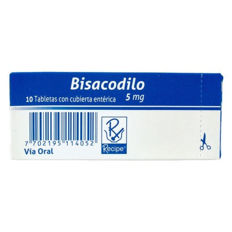 Bisacodilo Recipe 10 Tabletas 5mg