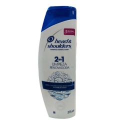 Shampoo Head&Shoulders 2en1 Limpieza Renovadora 375mL