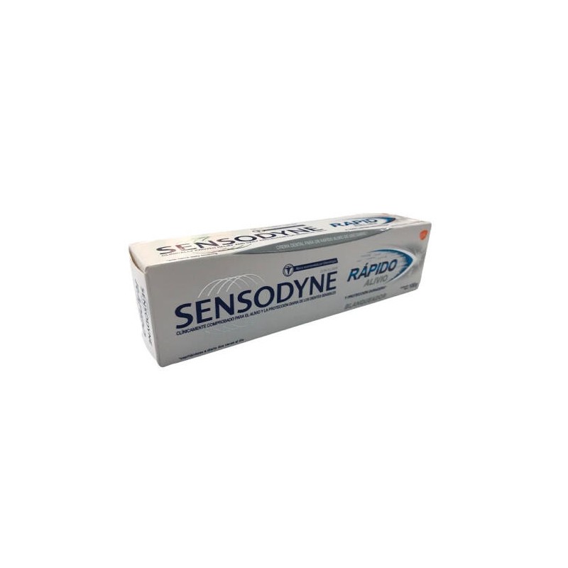 Crema Dental Sensodyne Rápido Alivio Blanqueador 100gr