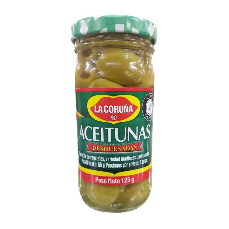 Aceitunas La Coruña Deshuesadas X125G