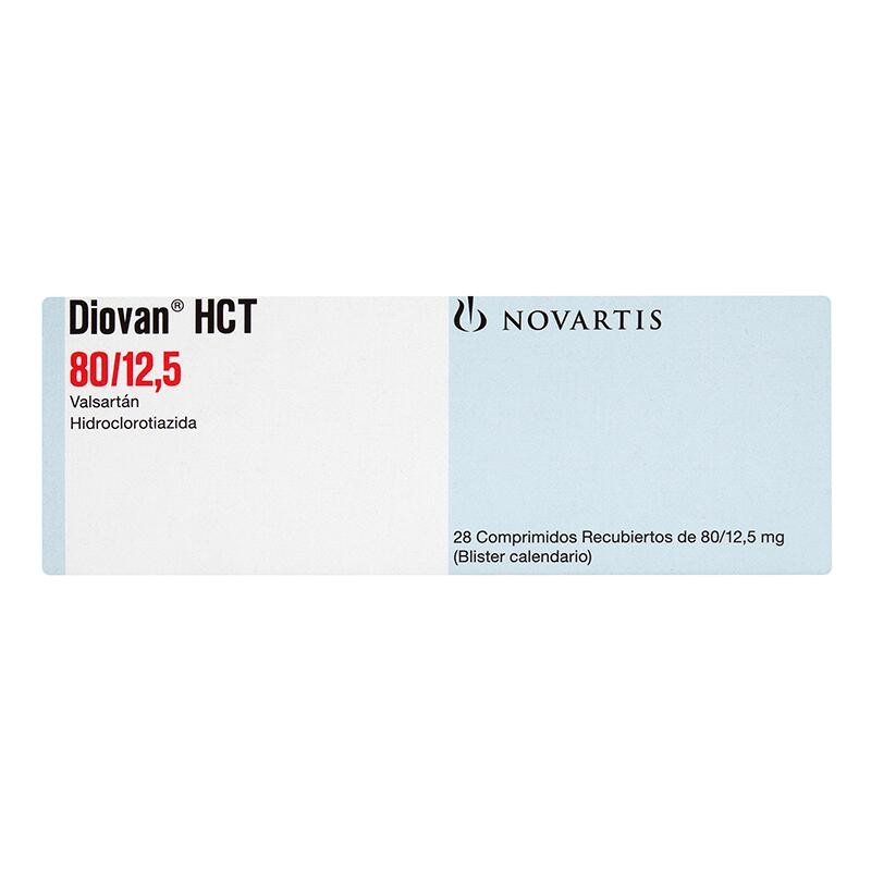 Diovan  HCT Novartis 28 Comprimidos 80/12.5mg