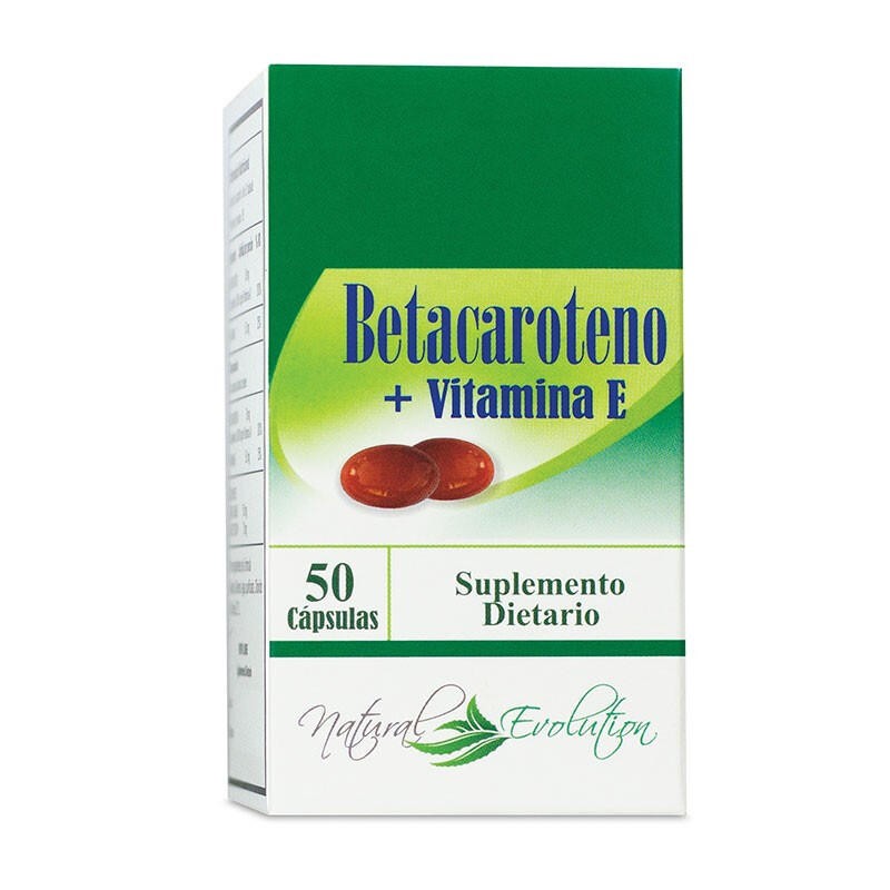 Betacaroteno+Vitamina E 50 Cápsulas