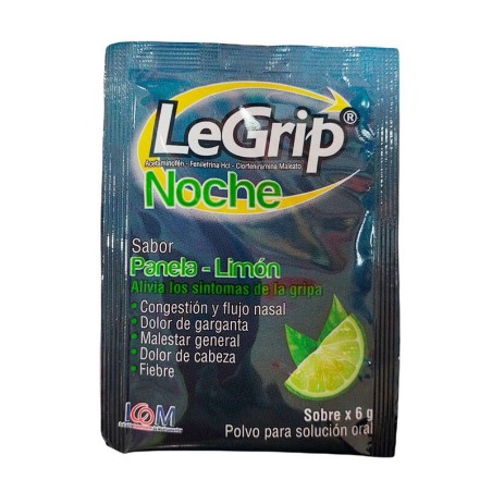 Le Grip Noche Icom Panela-Limón Sobre 6gr