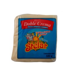 Queso Stelar Doble Crema en Bloque 500gr