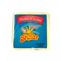 Queso Stelar Doble Crema Tajado 250gr