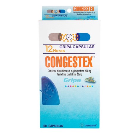 Congestex Gripa Fracción 4 Cápsulas