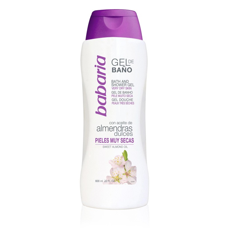 Gel de Baño Babaria Almendras Dulces 600ml