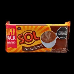 Chocolate Sol con Azúcar Cero Colesterol SuperPack 750gr